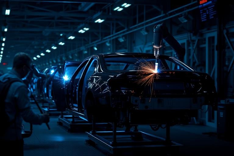 Automotive industry using industrial gases